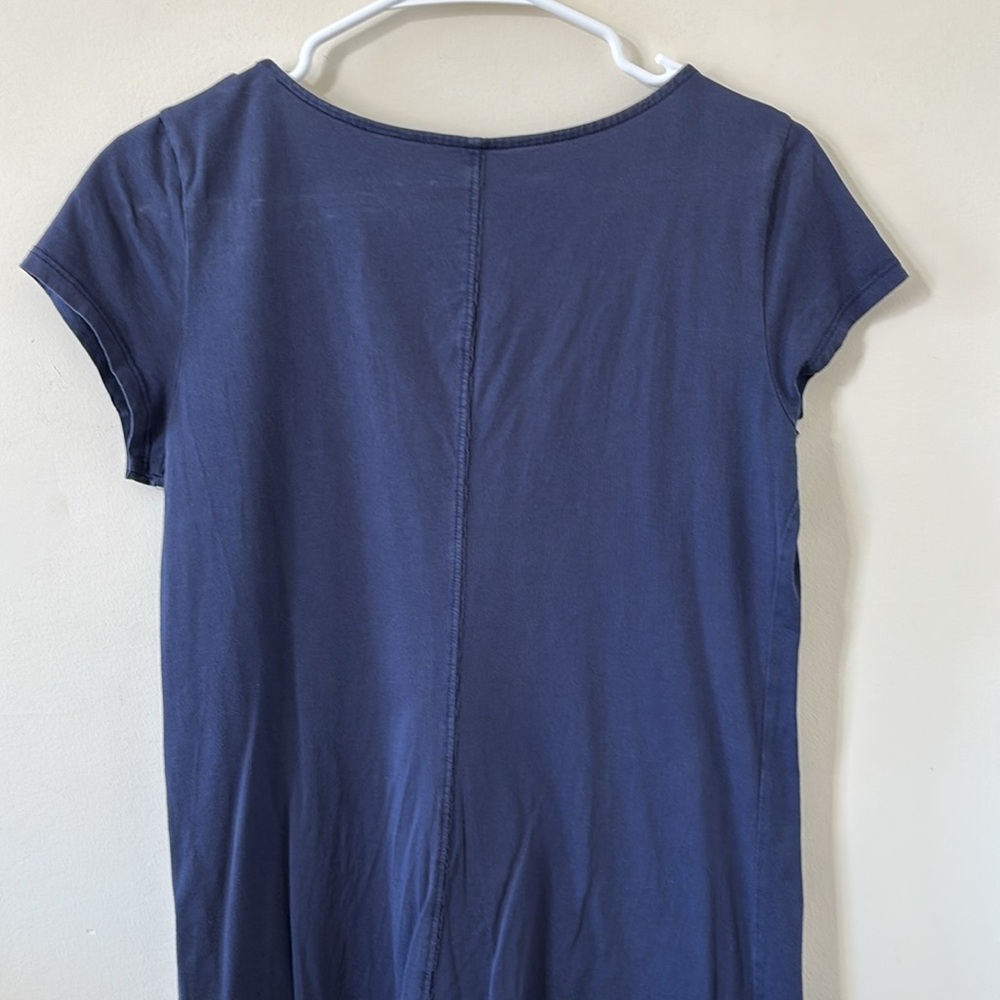 Lilly Pulitzer Brewster Dress Navy 100% Pima Cotton Size Medium - Picture 7 of 9